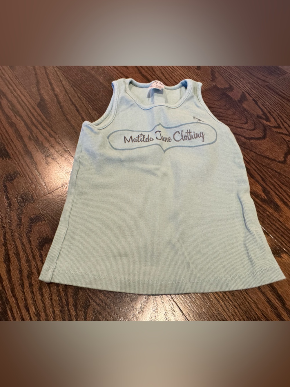 Matilda Jane Light Blue Ribbed Tank Top